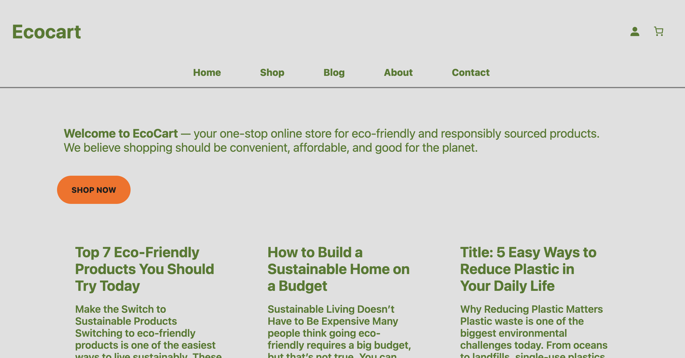 WooCommerce E-Commerce